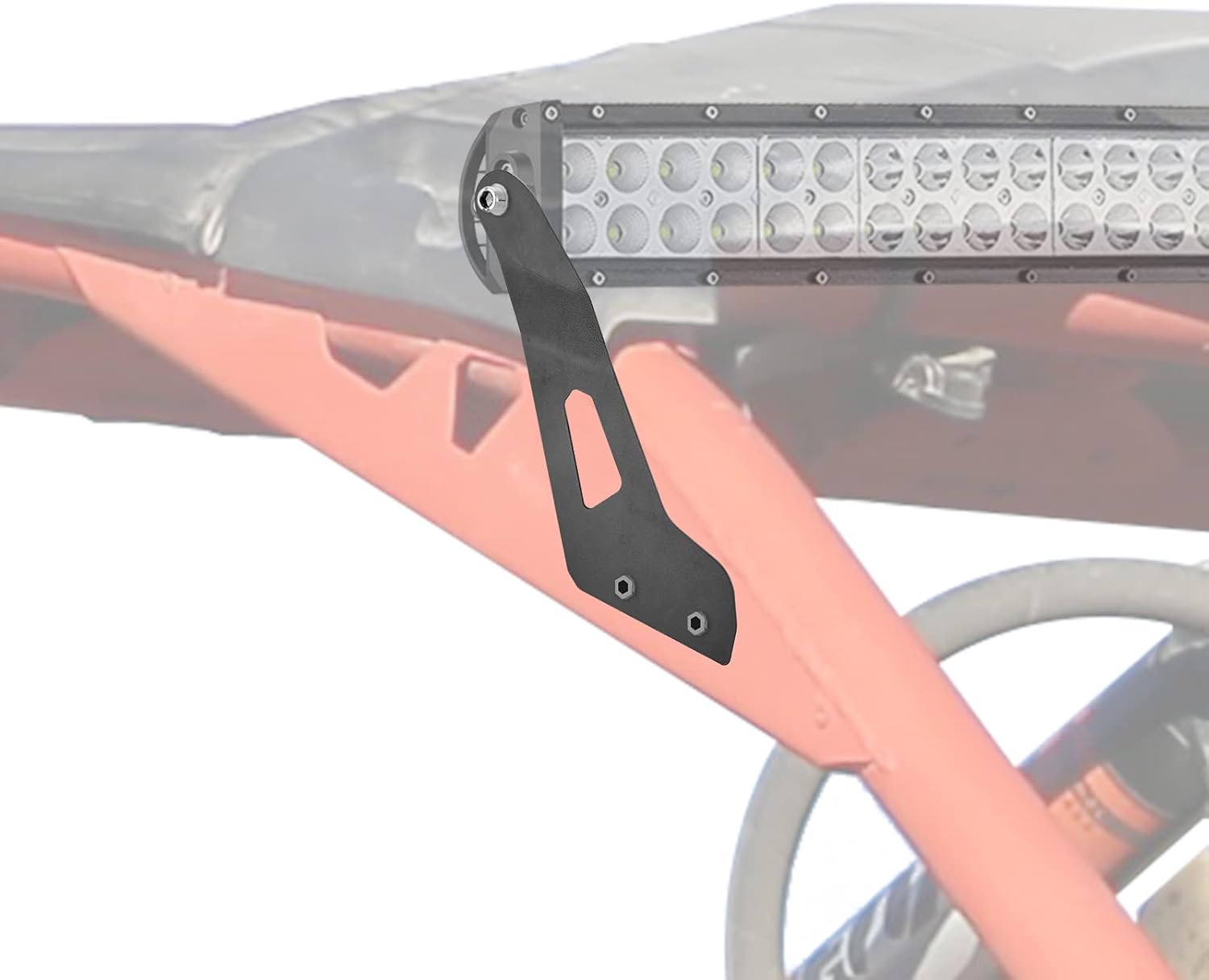 DaSen Upper Roof Light Bar Mount Brackets for 50 Curved/Straight Light Bar Compatible with Can-am Maverick X3 & X3 Max DS RS MR Turbo R 2017-2025