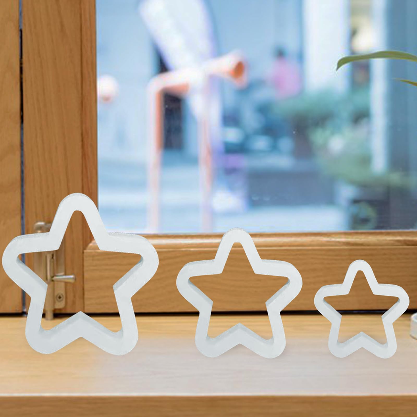 Lot De 3 Moules En Silicone En Forme D'étoile De Noël - Moule De