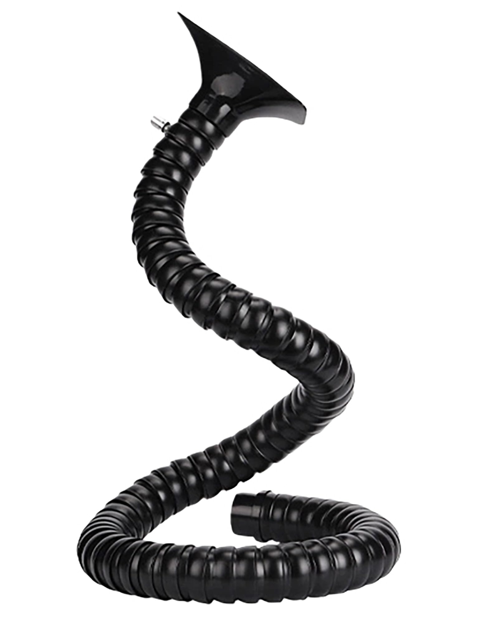 Brazo extractor de humos industrial, manguera flexible de 2" y 3" con campana, ajustable 360° for aspiradoras industriales, soldadura y uso en laboratorio.(Black,50mm-200cm)