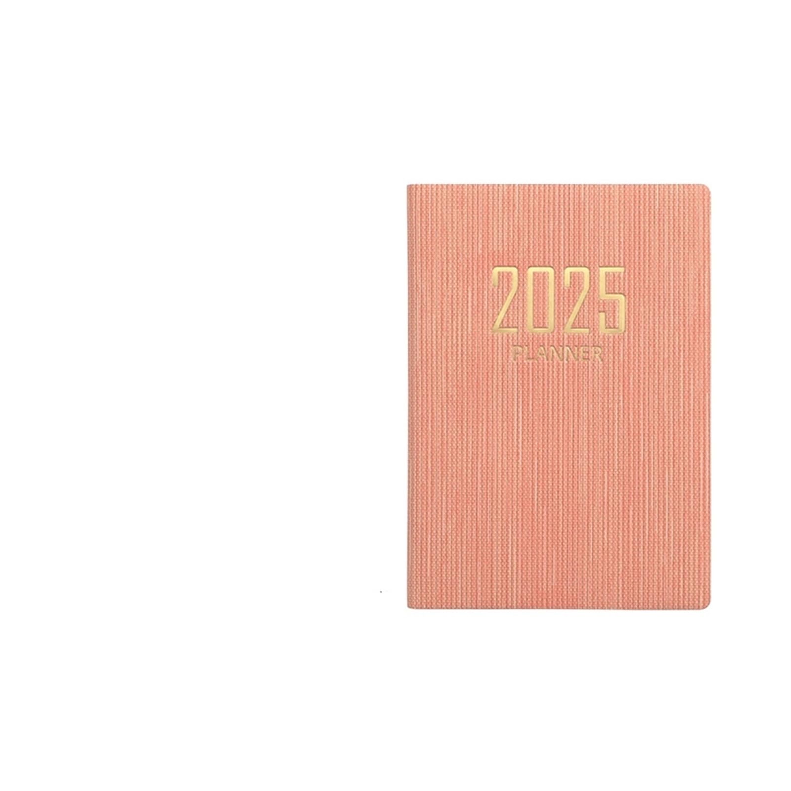 Inspirierendes Notizbuch 4 stücke A7 Mini Agenda Buch Tragbare Tagebuch Wochenplaner Notebooks To Do Liste Notizblock Mit Kalender Schule Bürobedarf(Pink)