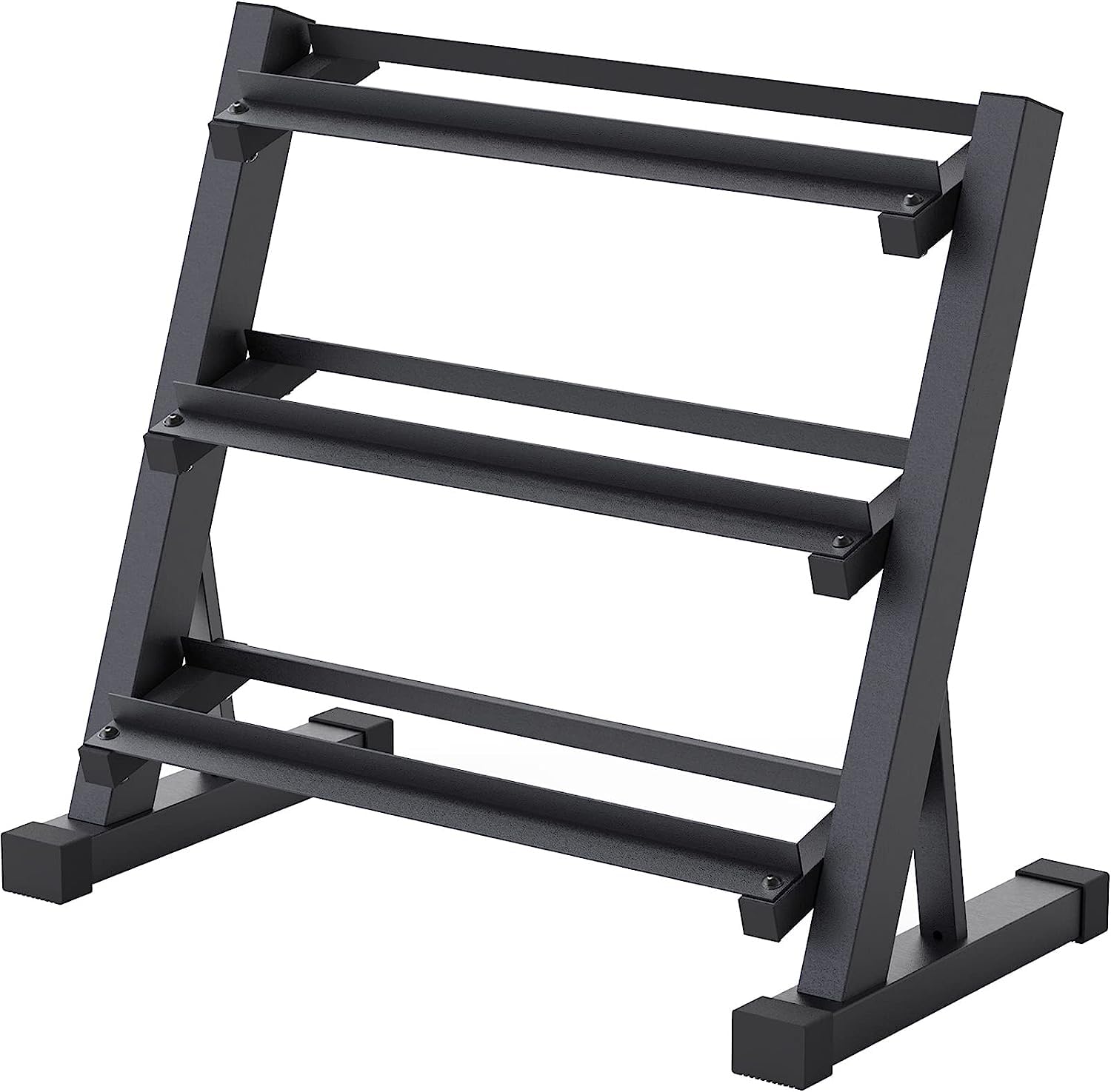 IRIS Fitness 3 Tier Dumbbell Weight Rack Heavy Duty, Home Gym Dumbbell Storage Stand (Black) (B0CJR45R2C) Amazon Price History, Amazon Price Tracker