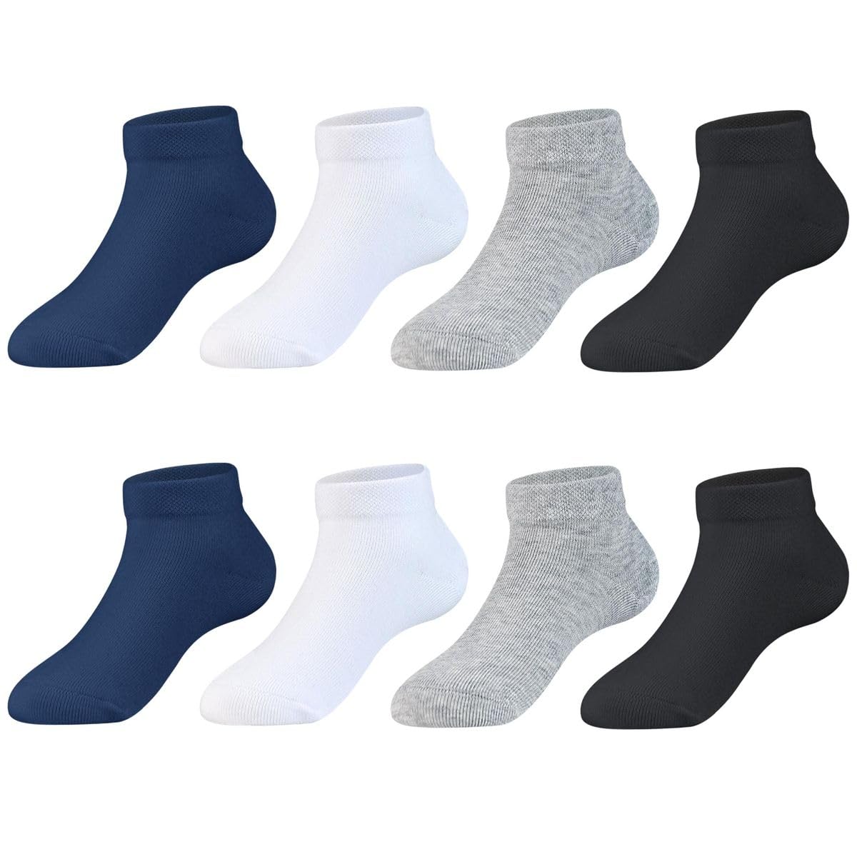 evanden plain mix color ankle lenght socks for men and women-picture-52