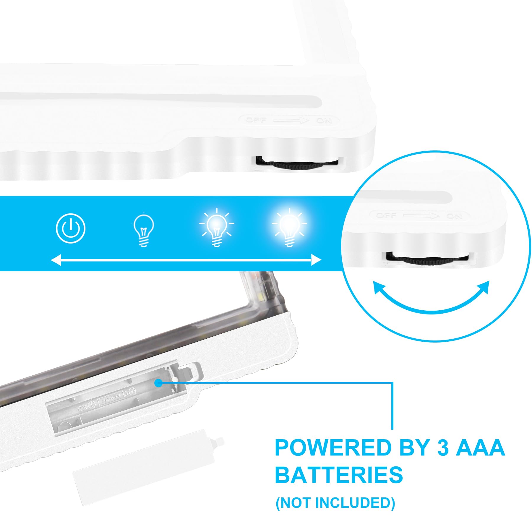 Lente D'Ingrandimento 5X Ricaricabile Con Luce LED - Collo D'Oca Flessibile, Ideale Per Lettura E Hobby - Foto 6