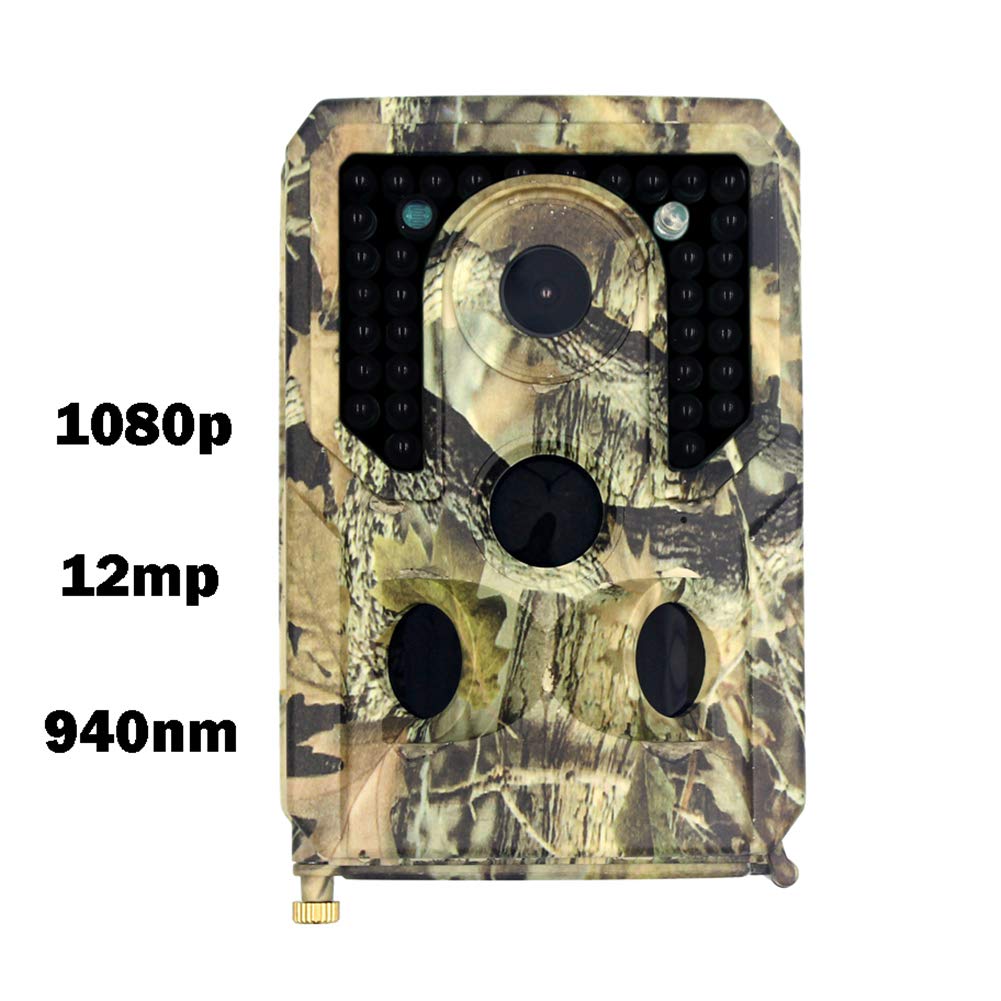 LYHLYH Wildlife Camera Trail Camera 12MP 1080P with Infrared Night Vision Motion Activated Hunting Game 0.8s Trigger Speed with IP54 Waterproof Waterproof for Hunting and Home Security