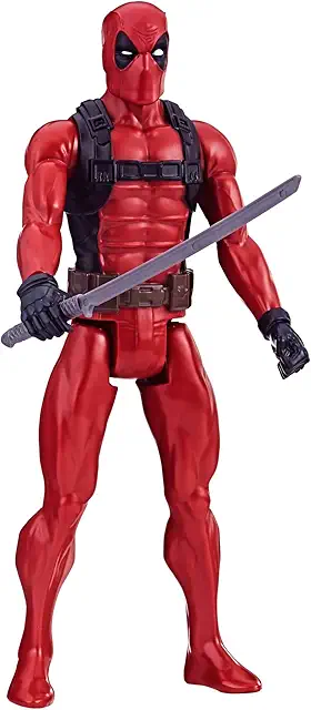 Figurine Deadpool Articulée 30 cm avec Katana - Collection Marvel