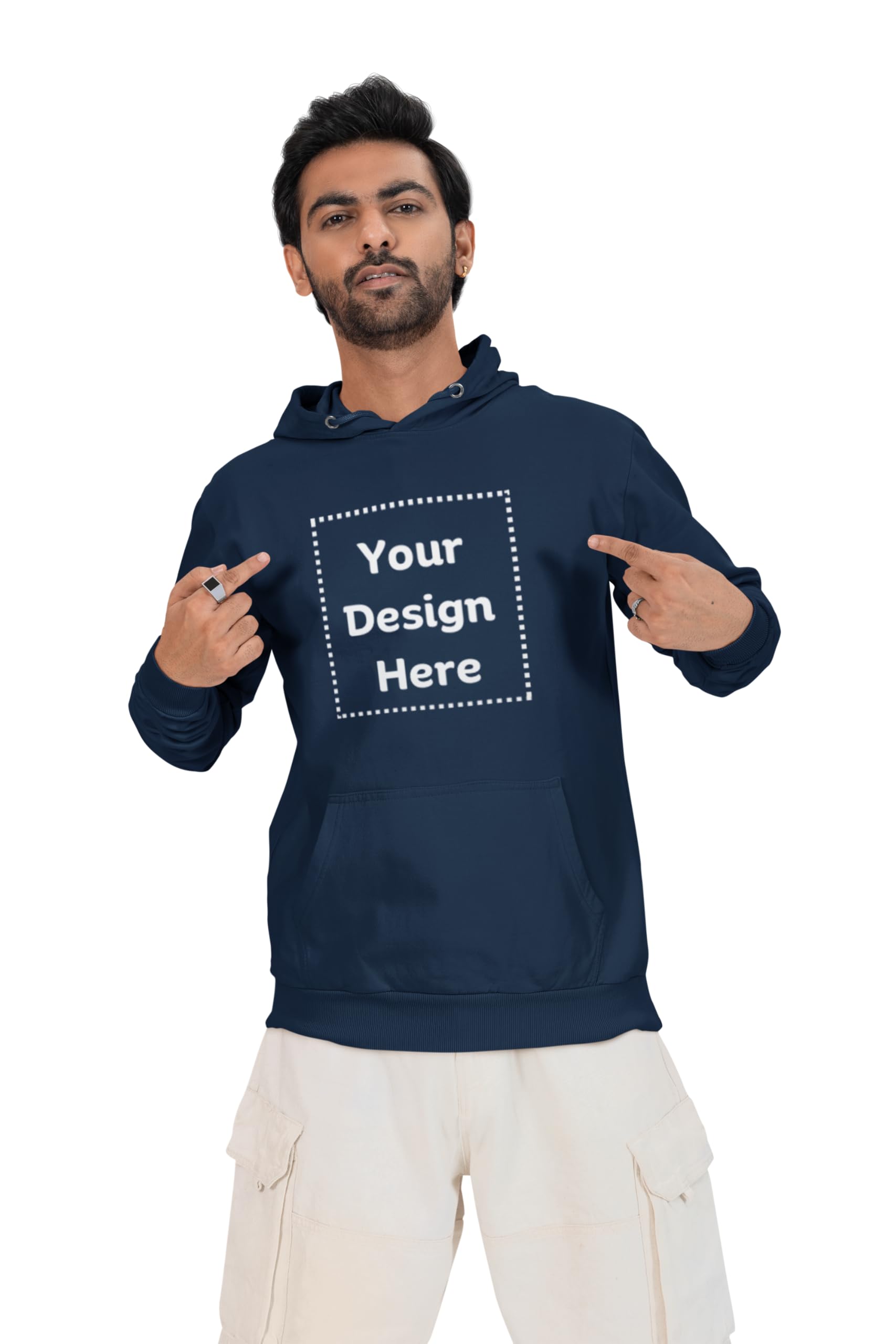 Personalize Men's Hoodie with Text, Logo, or Design! Stylish, Comfy, and Durable. Perfect for Gifting or Personal use. Customize Yours Today!