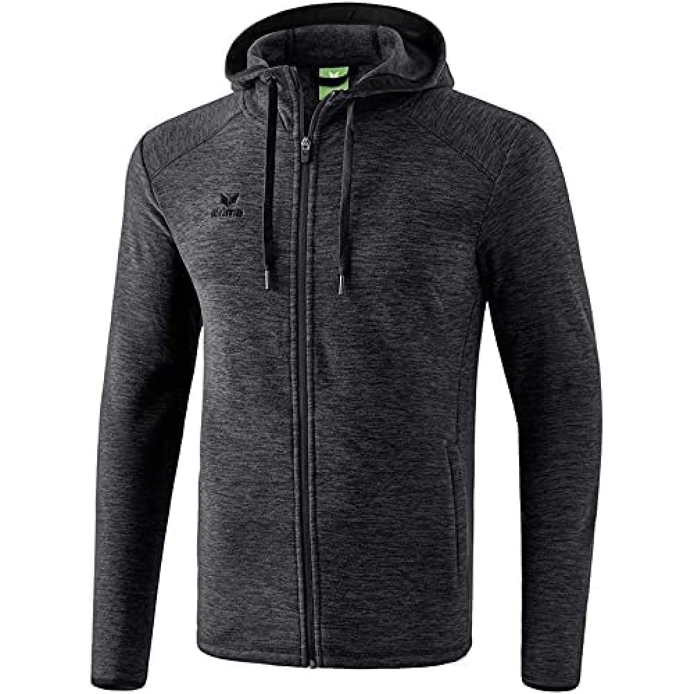 Erima Women Fleece Jacket - Black Marl, Size 46