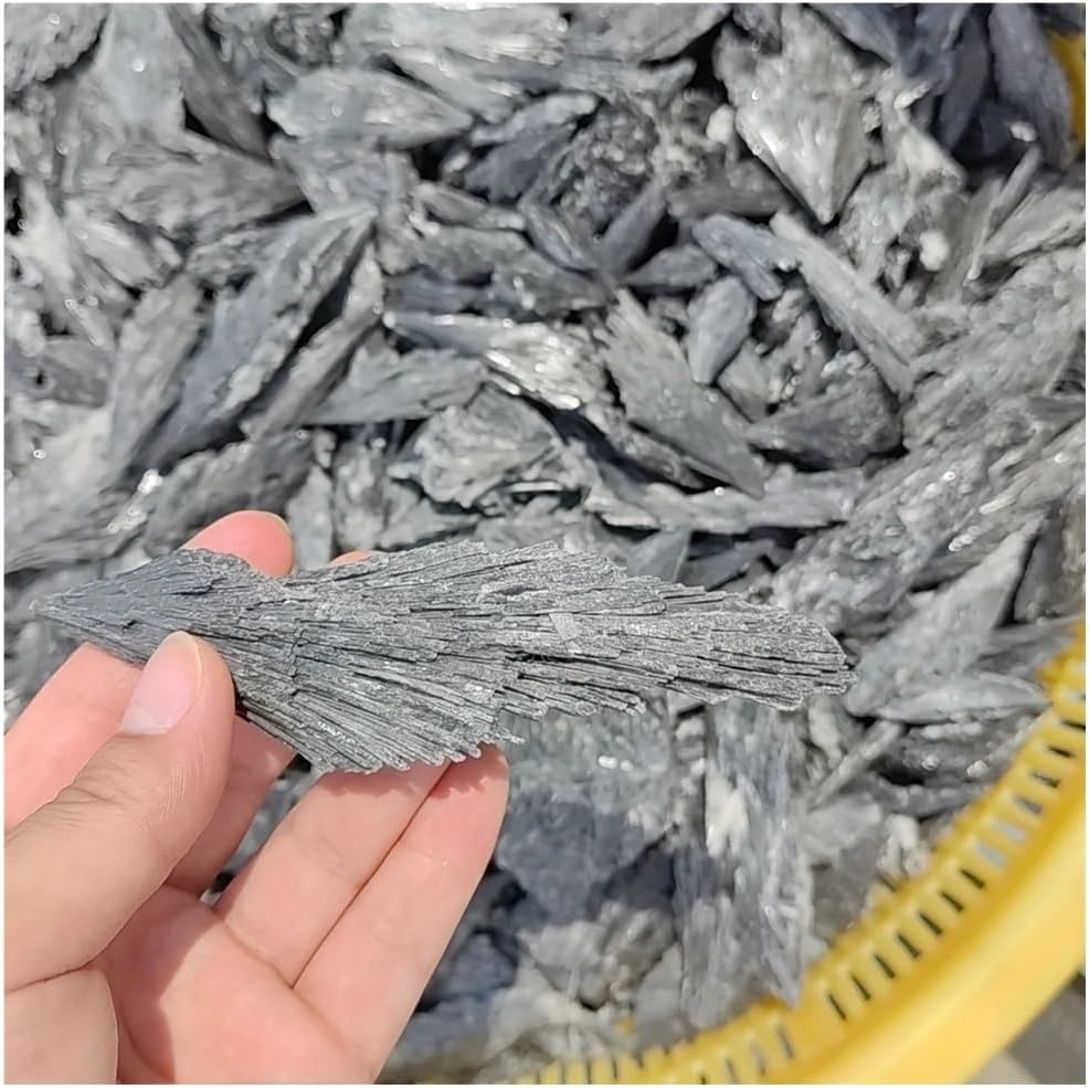 100g Black Kyanite Rough Black Gemstone,Crystal Gifts,Jewelry Making Style