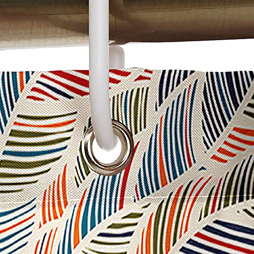 Rideau de douche anti moisissure KnSam imperméable en polyester multicolore - 3