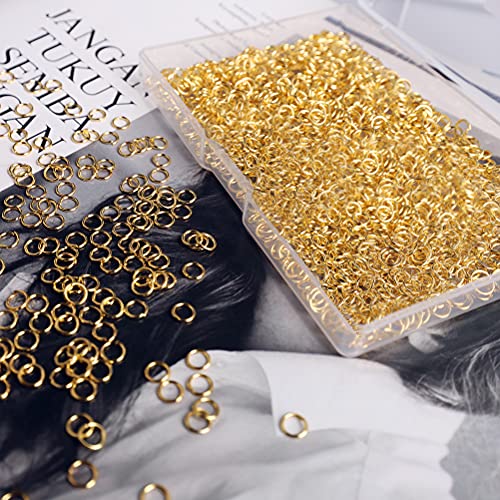 2600Pcs 5Mm Jump Rings, Open Gold And Silver Jump Rings For Jewelry Making Jump Rings For Keychains Necklace Bracelet Repair #TOP3