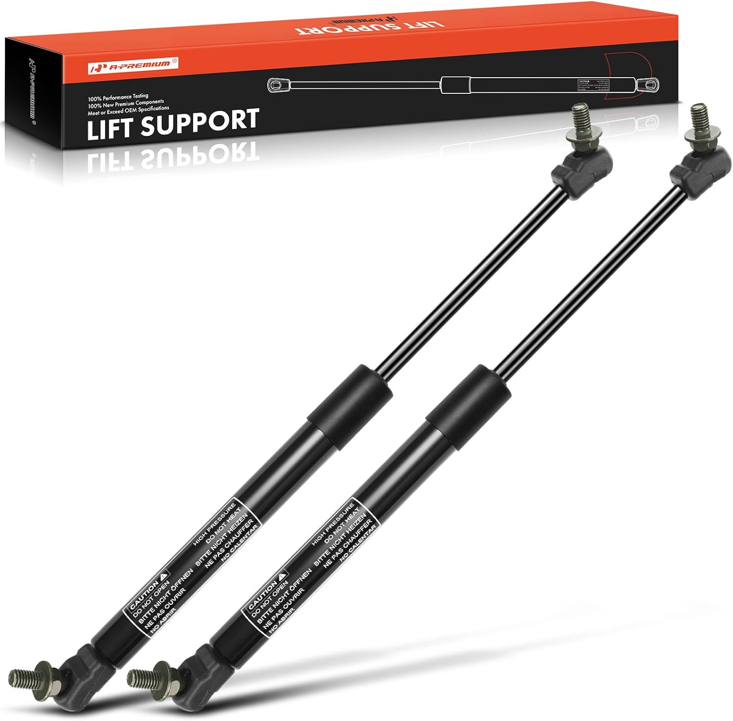 A-Premium Front Hood Shocks Struts Lift Supports Compatible with Nissan Models - Maxima 2000 2001 2002 2003 Fit Sedan, A33 Series Only(2PC Set)