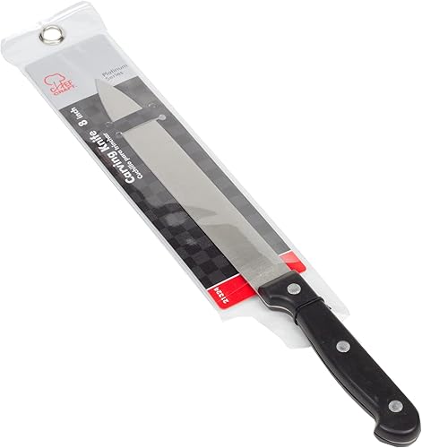 Miniatura 9 de Chef Craft Select - Cuchillo utilitario de 5 pulgadas, hoja de 8.5 pulgadas de largo, acero inoxidablenegro (paquete de 2)