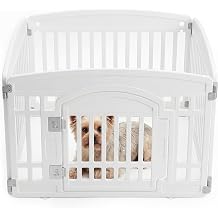 NEWBULIG 24 Inch 4 Panels Dog Playpen, Plastic Pet Play Pen Fence