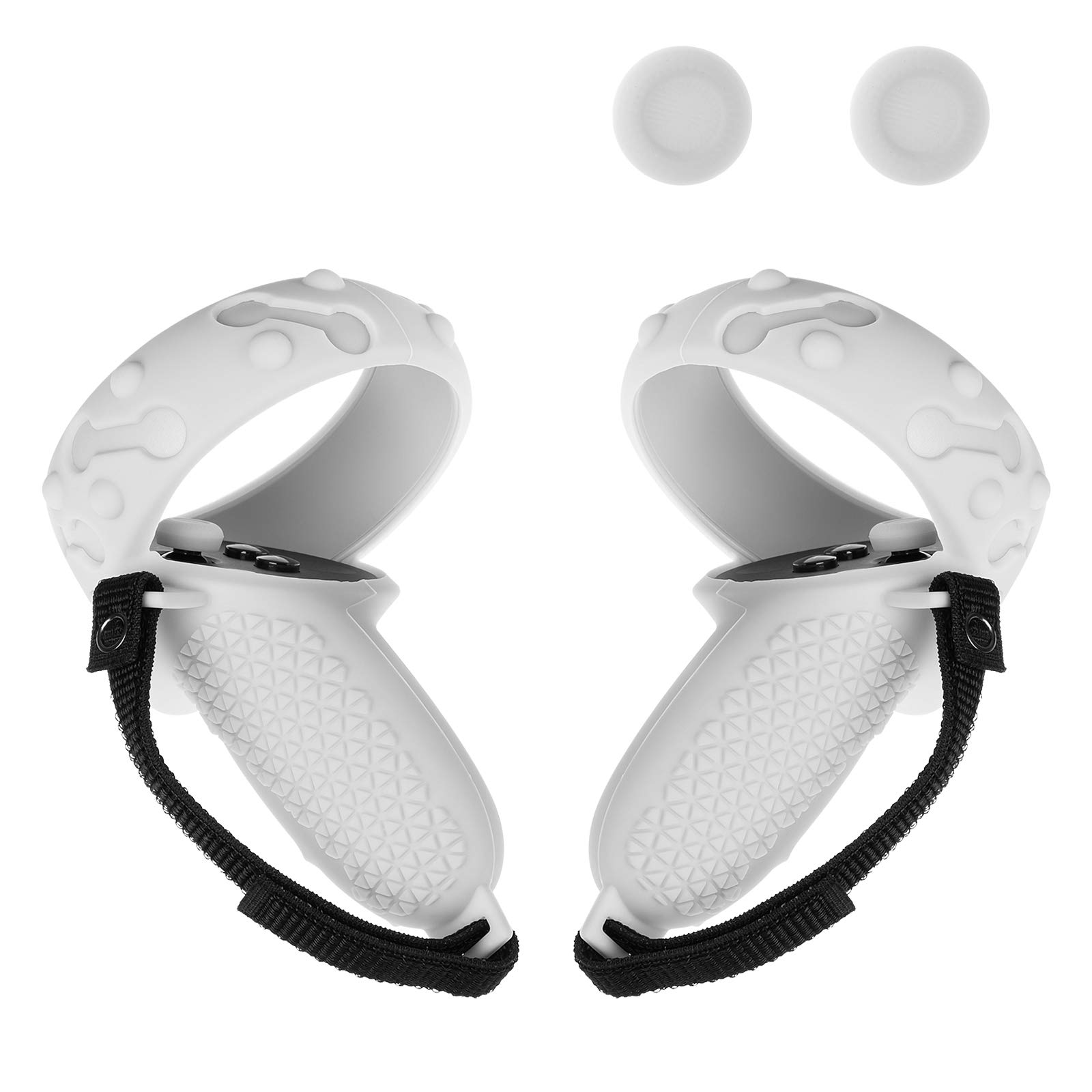 (1 Pair) Orzero Silicone Controller Cover Compatible for Quest 2, Anti-Throw Soft Protective VR Gaming Headset Handle - White (B08PHN6CFY) Amazon Price History, Amazon Price Tracker