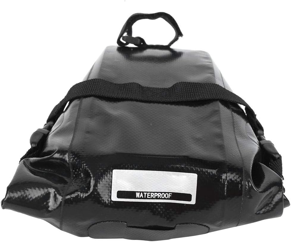 Gransun Bicycle Rack Bag, Waterproof Detachable Black Bike