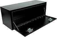 Vista 15 de 24"X18"X18" Black Steel Truck Underbody Flatbox Pickup Tool Box RV ATV Trailer Storage Tools with T-Handle Latch, Job Tool Chest