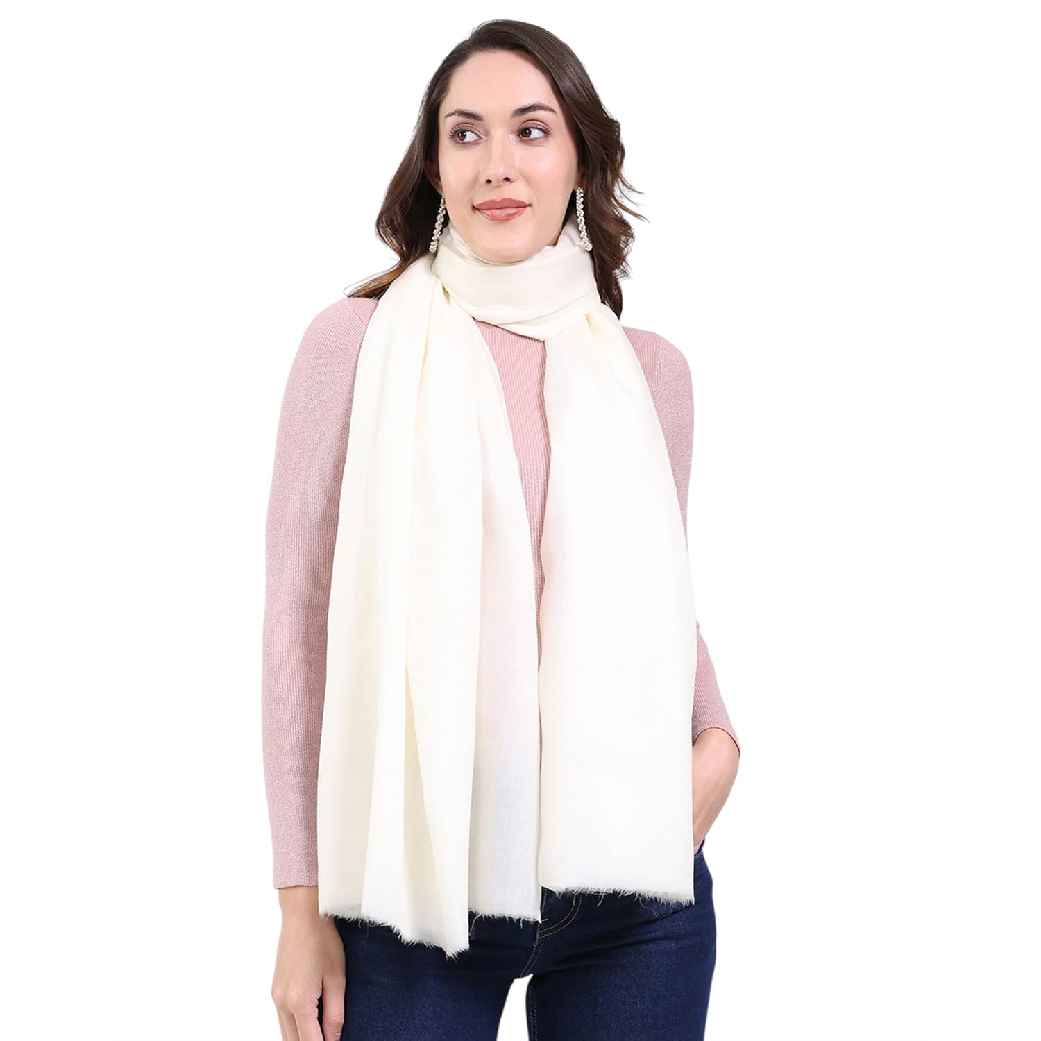 monte carlo Women’s Winter Shawl | Self Design Pattern | Elegant Wrap For Women |Stole for Ladies | Elegant Wool Wrap for Cold Weather | Stylish Traditional Winter Wear for Women(Pack of 1)-picture-41