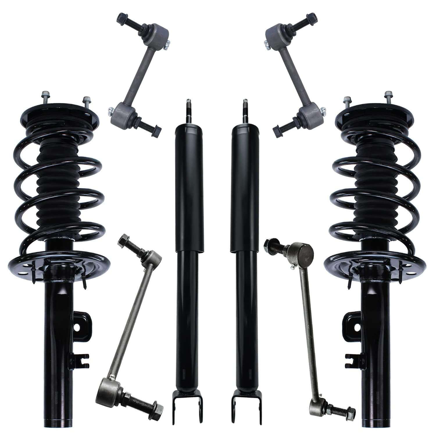 Detroit Axle 8pc Suspension Kit for Ford Flex