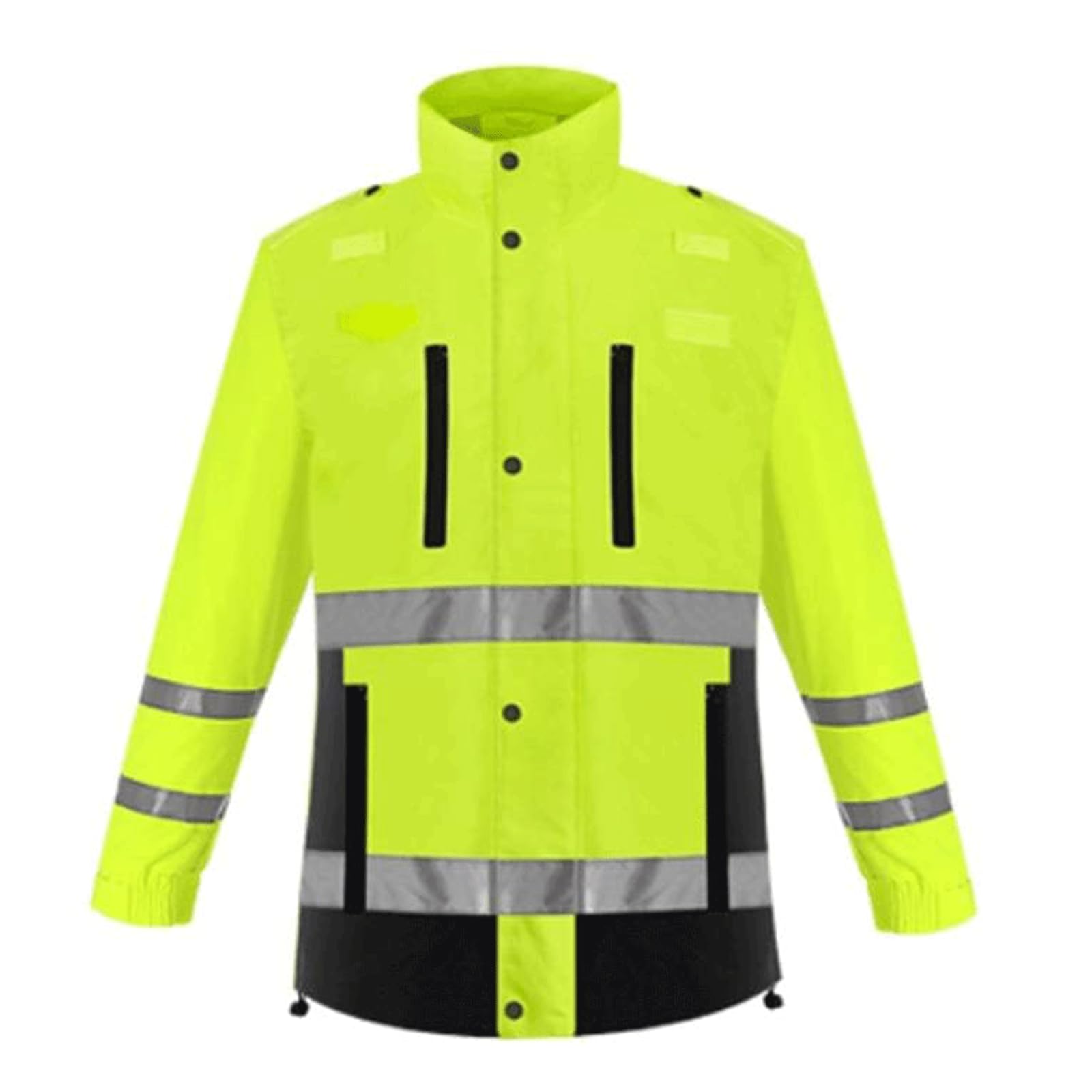 Warnweste Tragbare Sicherheitsweste, Regenausrüstung, reflektierende Jacke, Winddicht, regendicht, reflektierende Weste für Laufsport, reflektierender Anzug Atmungsaktiv