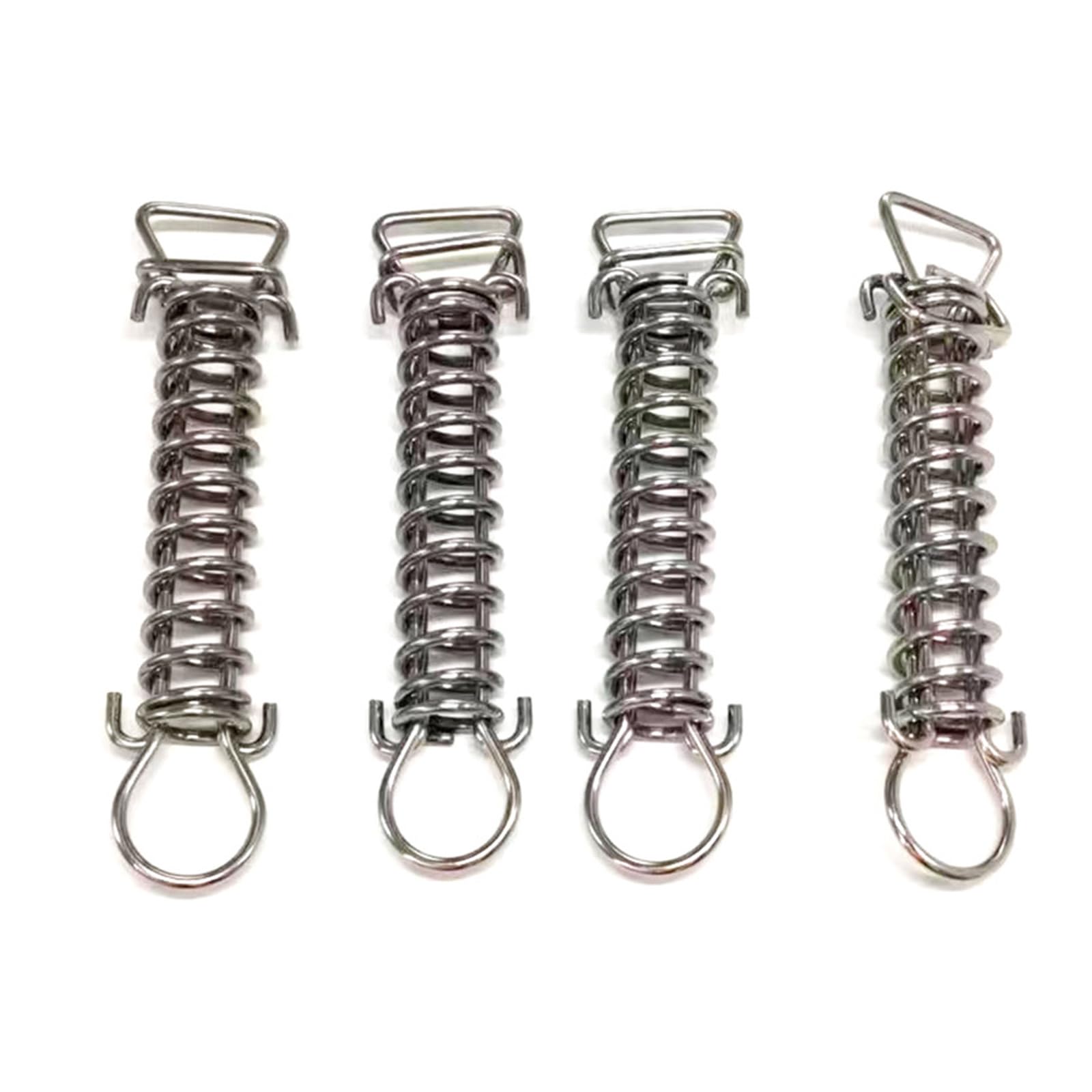 KEPYATI 4 Pièces Tendeurs De Corde Acier Inoxydable – Boucles Et Crochets Résistants Pour Tente, Camping, Auvent, Fixation Solide Anti-Vent