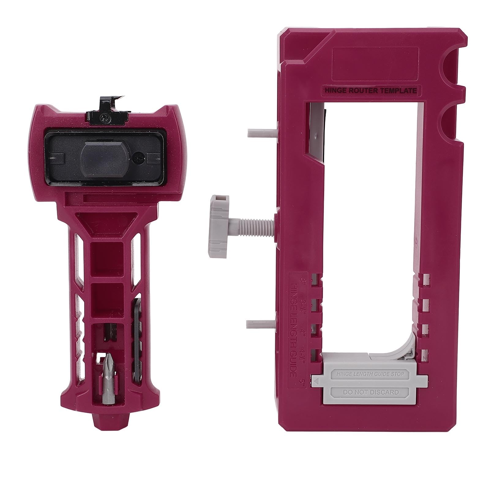 Gabarit de charnière de porte Fafeicy pour routeur et installation de loquet réglable
