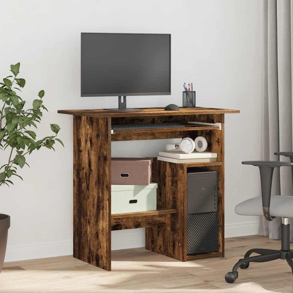 Scrivania, tavolo da gioco, scrivania per computer, scrivania da ufficio, adatto per soggiorno, sala giochi, ufficio, studio, incenso, 80 x 45 x 74 cm, materiale in legno