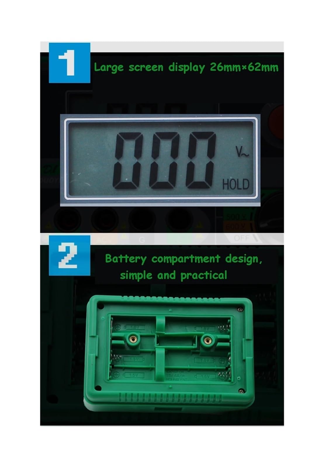 Tester di Resistenza di Isolamento con Display Digitale Megaohmetro 2500V Rilevatore Macchina di Prova DY30-1