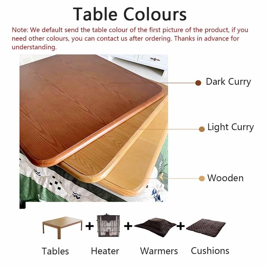 Amazon.com: Kotatsu Table With Heater and Blanket - Japanese Style