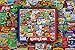 Springbok's 500 Piece Jigsaw Puzzle Looney Labels - Made in USA