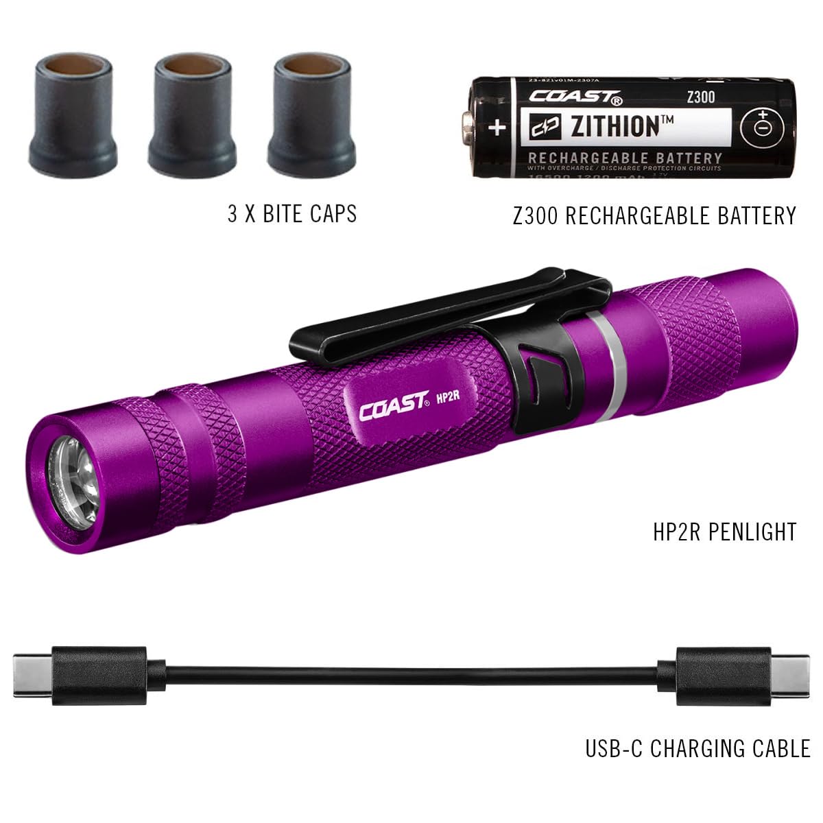 Amazon.com: Coast COS31356 HP2R 280 Lumen Rechargeable Penlight