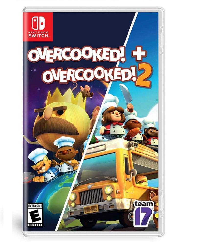 Overcooked + Overcooked 2 Double Pack Nintendo Switch Games and