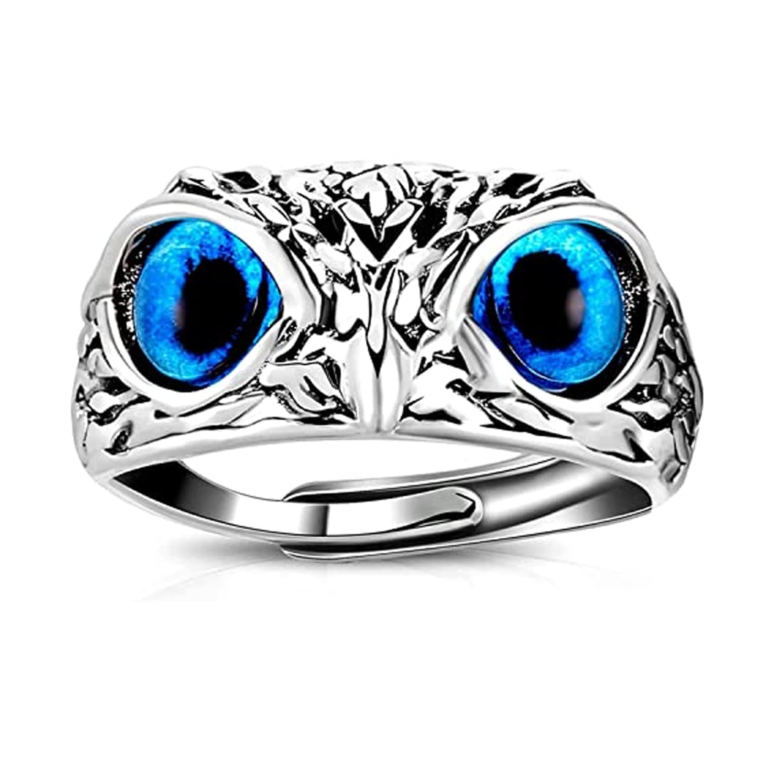 MEENAZ Owl Eye Ring For Mens Womens Girls Boys Boyfriend Adjustable Evil Eye Owl Ring Retro Animal Open Ring Adjustable Owl Ring Open Animal Rings Statement Finger Ring Jewelry Ring Jewelry -166 (B0C38NHS5F) Amazon Price History, Amazon Price Tracker