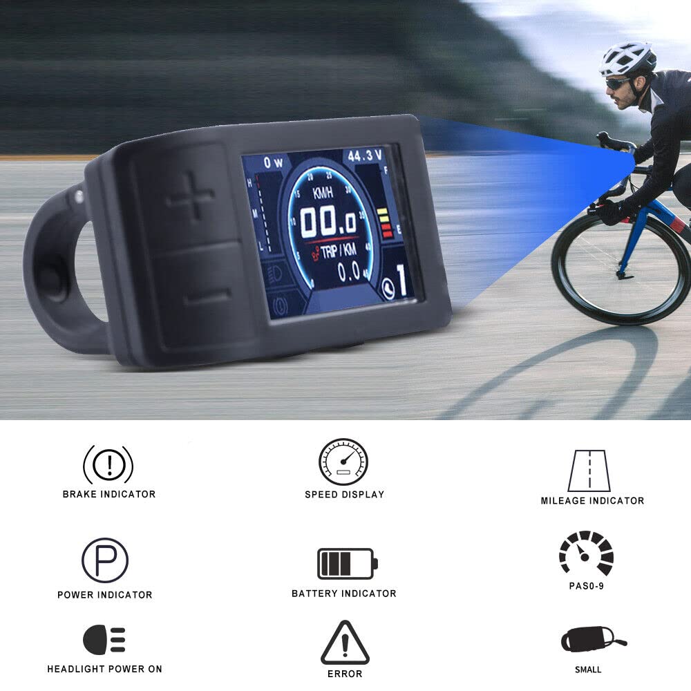 Amazon.co.jp: 電動自転車 LCD ディスプレイ、24V/36V/48V/60V 500C