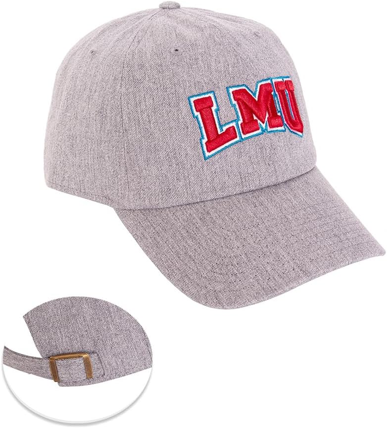 Desert Cactus Loyola Marymount University Baseball Hat Lions LMU Brimmed Embroidered Cap Adjustable Cloth Strap Adult Type A