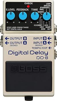 BOSS Digital Delay Guitar Effects Pedal DD-8
