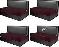Vista 130 de Fundas de cojín 100 % impermeables para caravana, tela elástica, repuesto para asiento de cámper, funda de sofá lavable diseñada para banco de auto