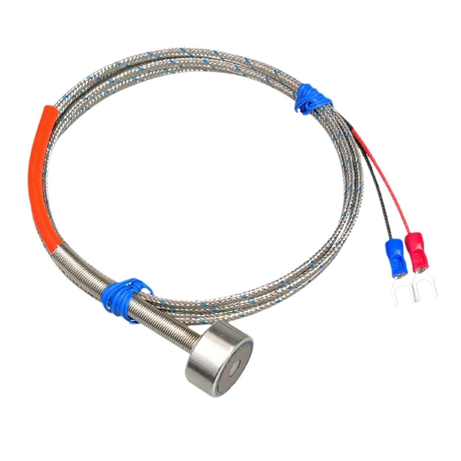 Sensor de termopar de superficie magnética tipo K/sonda de temperatura PT100(Pt100-1.5M -60-350)