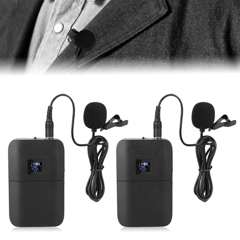 Amplificateur de Voix Portable avec Microphone Cravate sans Fil, Haut-Parleur USB Multifonction Flexible, Écran LED, Connexion Automatique, Mains Libres pour Réunion
