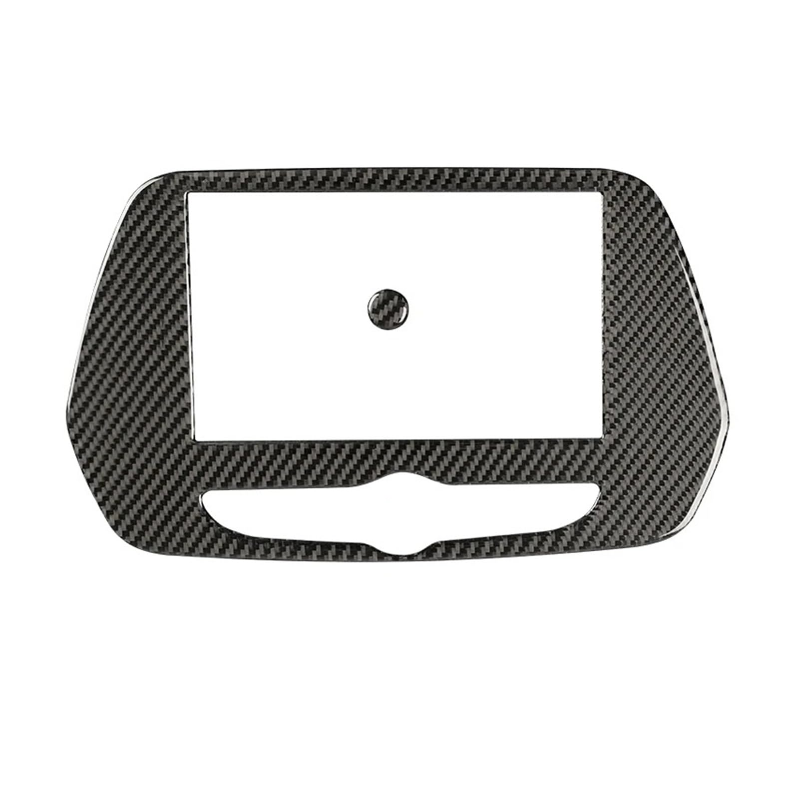 Car Interior Moulding Trim for Chevrolet for Camaro 2017-2022 Accessories Interior Car Central Navigation Decoration Frame Sticker Trim Cover Interior Accessories(Black Carbon Fiber)
