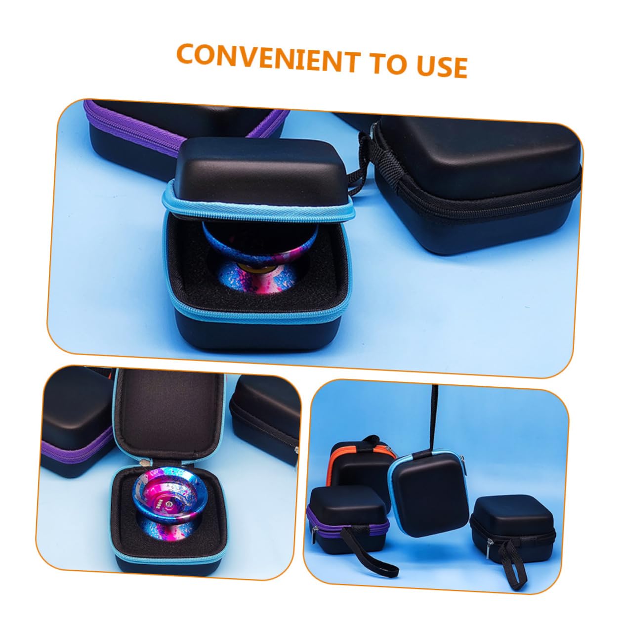 ibasenice 3pezzi Borsa Porta Yo-Yo Portatile Sacchetto di Stoccaggio Design Compatto e Resistente per Viaggi Scuola e Eventi