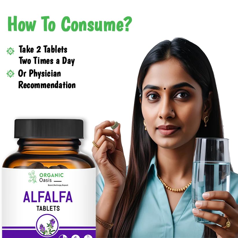 Organic oasis orgenics alfalfa with vitamin D, K2 (MK7), B12, zinc and magnesium - Daily Welfare Sutra full daily welfare formula for bone strength, immune and energy full daily welfare formula | 60 vegetarian pills Organic oasis orgenics alfalfa with vitamin D, K2 (MK7), B12, zinc and magnesium - Daily Welfare Sutra full daily welfare formula for bone strength, immune and energy full daily welfare formula | 60 vegetarian pills
