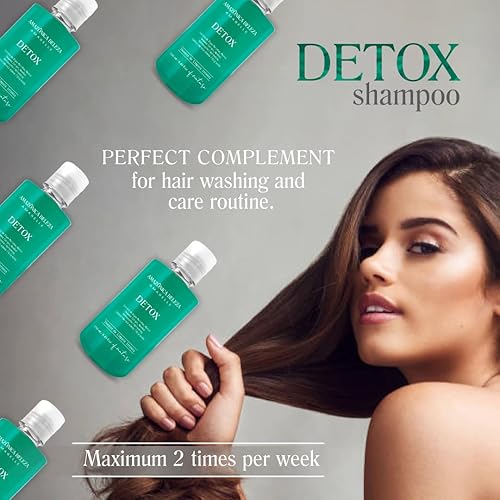 Miniatura 5 de AMAZÓNICA BELEZA AMABELLE Champú de limpieza profunda Detox para todo tipo de cabello, limpieza intensa en cada poro del cuero cabelludo, 8.45 onzas