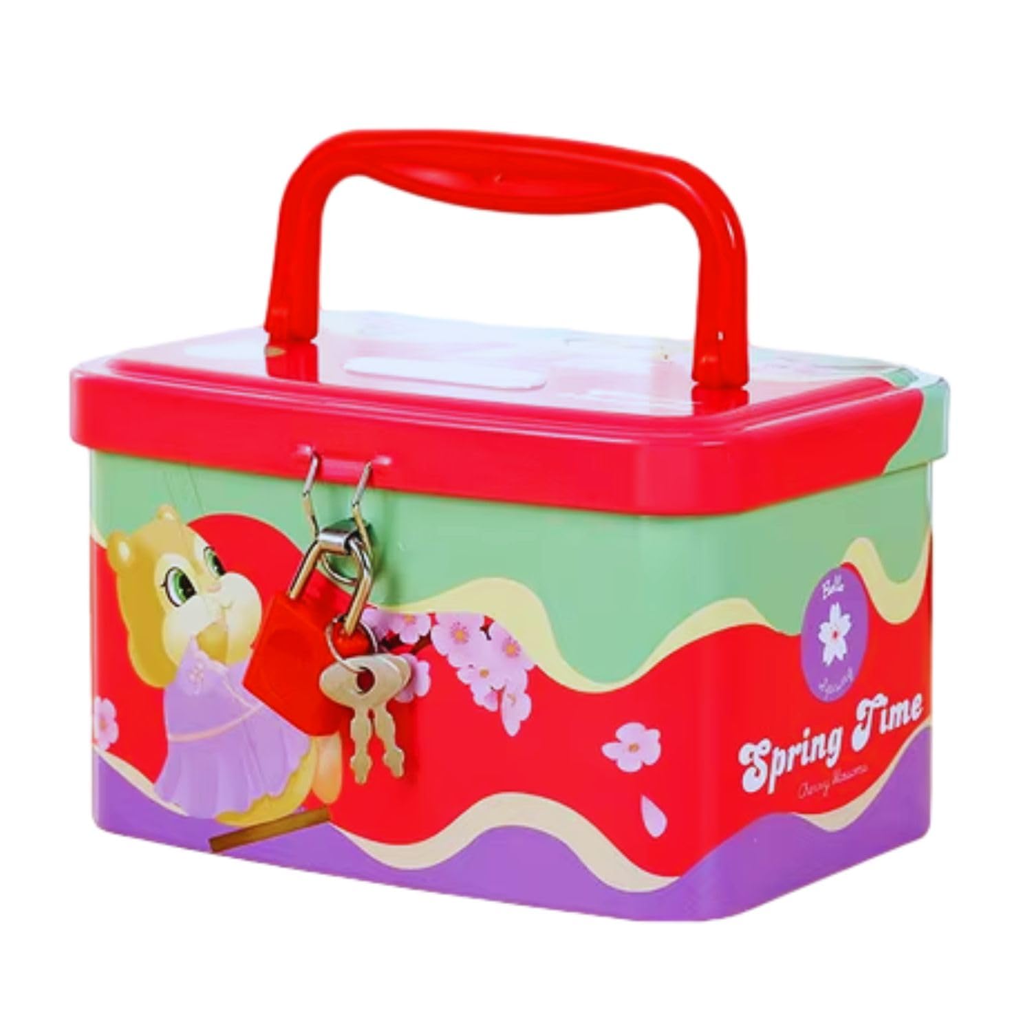 FunBlast Money Saving Tin Coin Bank with Handle, Lock and Key, Piggy Bank for Kids, Gullak for Kids, Birthday Return for Boys & Girls, Money Bank, Coin Box for Kids (B-Multicolor) (B0D7ZVKXZQ) Amazon Price History, Amazon Price Tracker