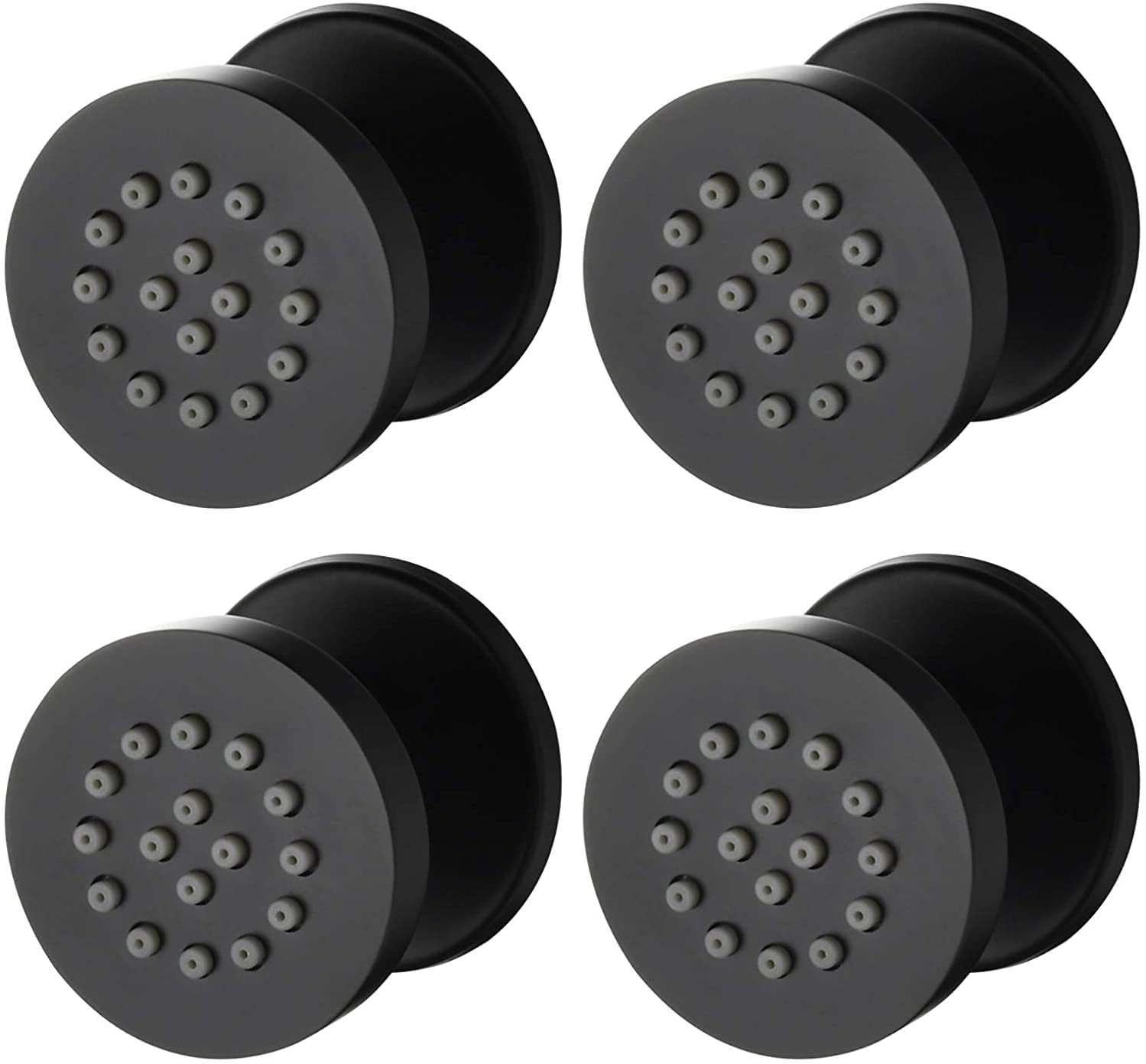 Pulvérisateurs latéraux de douche ronde 5,1 cm buse murale orientable lot de 4