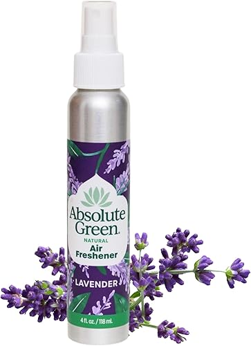 Absolute Green Ambientador 100% natural en aerosol, no tóxico, ecológico, seguro en casa, alimentos, niños y mascotas, eliminador de olores en
