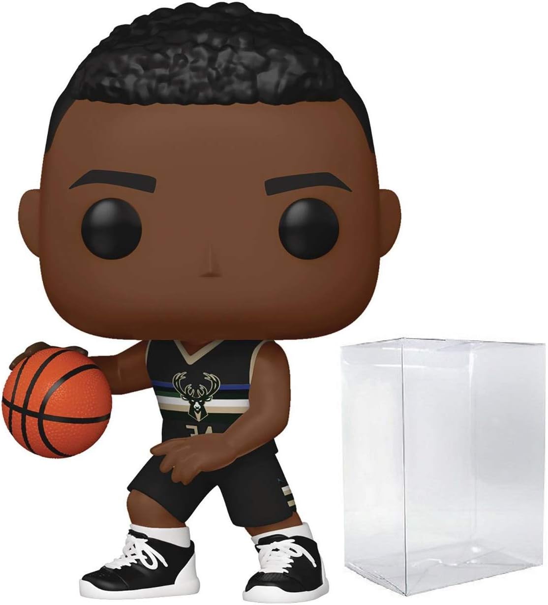 Giannis Antertokounmpo Milwaukee Alternate Jersey #93 Pop Sports NBA Action Figure (Bundled with Pop Protector to Protect Display Box)