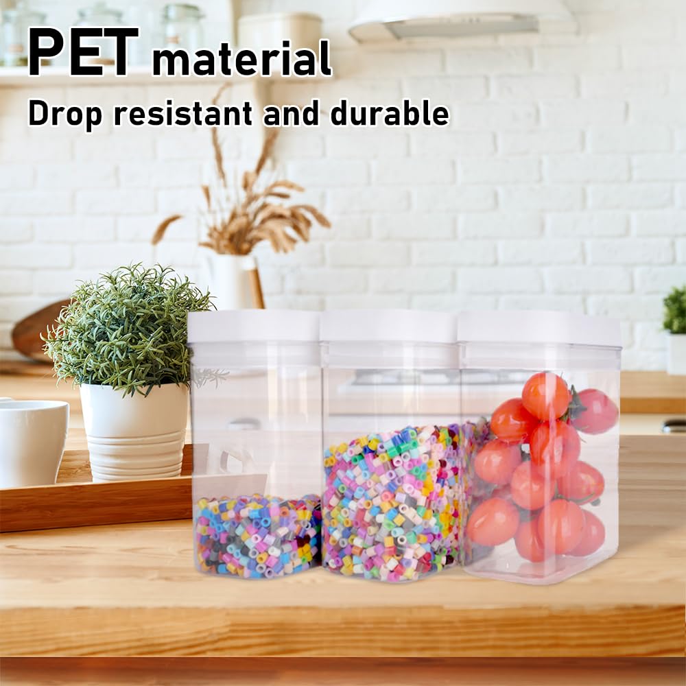 WakiHong 4 Boîtes Alimentaires Inox 316 - 2000ml, Hermétiques, Sans BPA