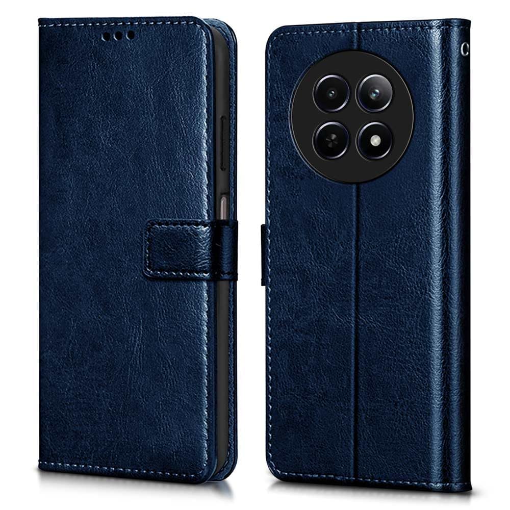 TOUCCH Flip case for Narzo 70x| Leather Finish Cover & Flexible Stand Design | Card and Money Pocket | Blue (B0D81JPL7C) Amazon Price History, Amazon Price Tracker