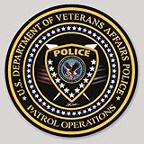 4 Inch Dept of Veterans Affairs Police VA Patrol Operations Logo Sticker