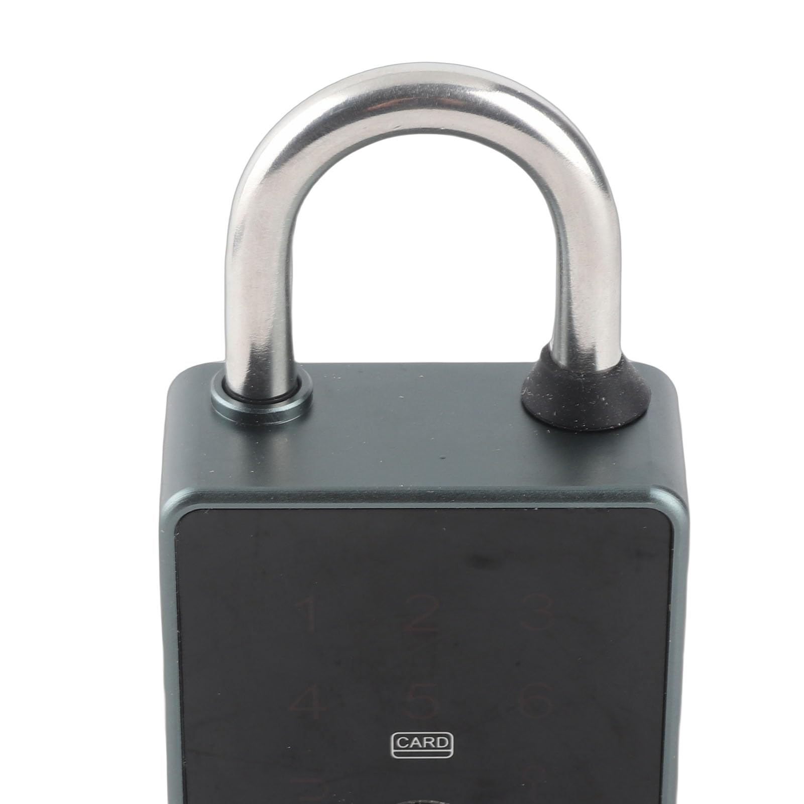 Cryfokt Candado de Huella Digital Biométrico Inteligente sin Llave, Cerradura de Seguridad Exterior Resistente para Gimnasio, Escuela, Oficina, Aleación de Aluminio (APLICACIÓN DE BLOQUEO TT)